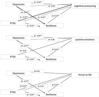 Does resilience mediate the association between mental health symptoms and linguistic markers of trauma processing? Analyzing the narratives of women survivors of intimate partner violence